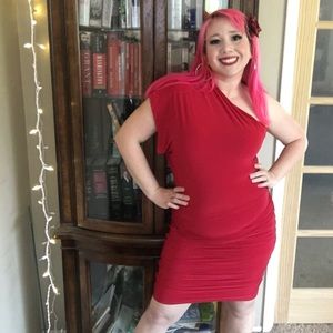 red forever 21  dress